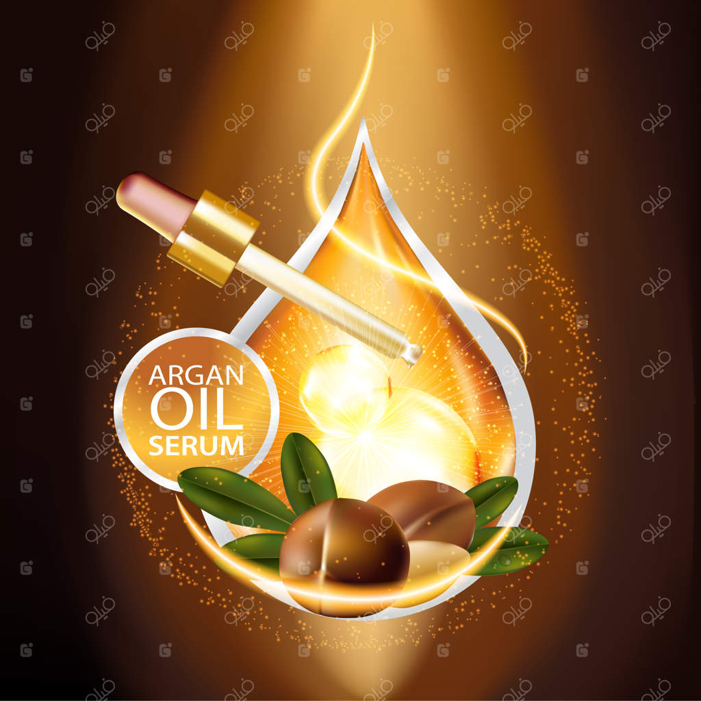 تصویر واقعی از لوازم آرایشی با مواد تشکیل‌دهنده روغن آرگان برای مراقبت از پوست