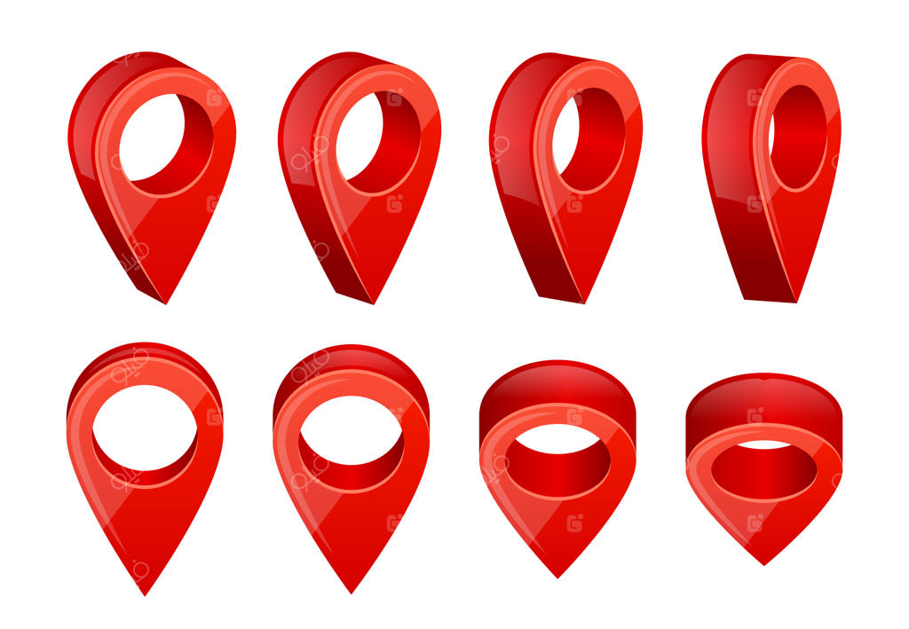 نشانگرهای واقعی نقشه: نمادهای مختلف برای ناوبری GPS