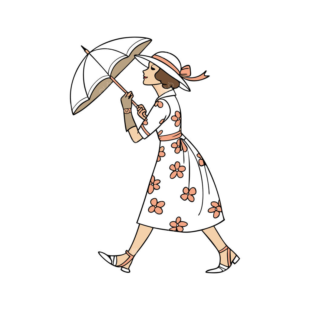 نمایش مد مدل در مهمانی باغ شیک و زیبا.