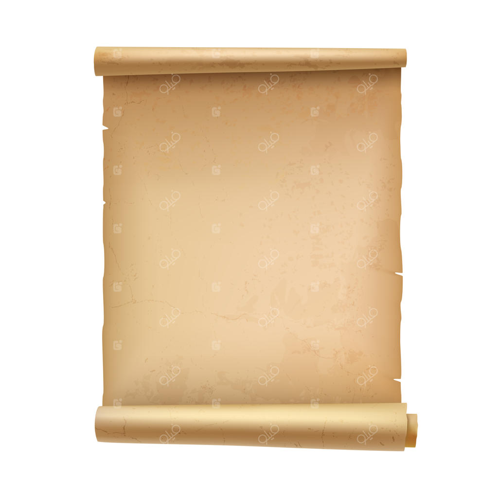 طومار قدیمی جدا شده از زمینه