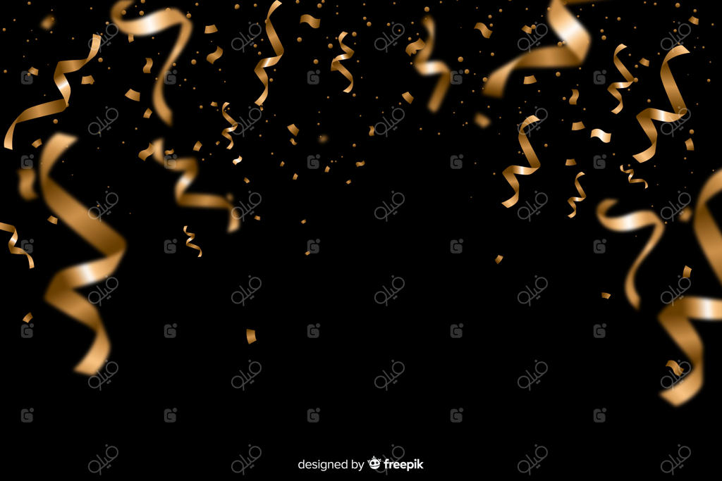 زمینه لوکس با کاغذ رنگی طلایی