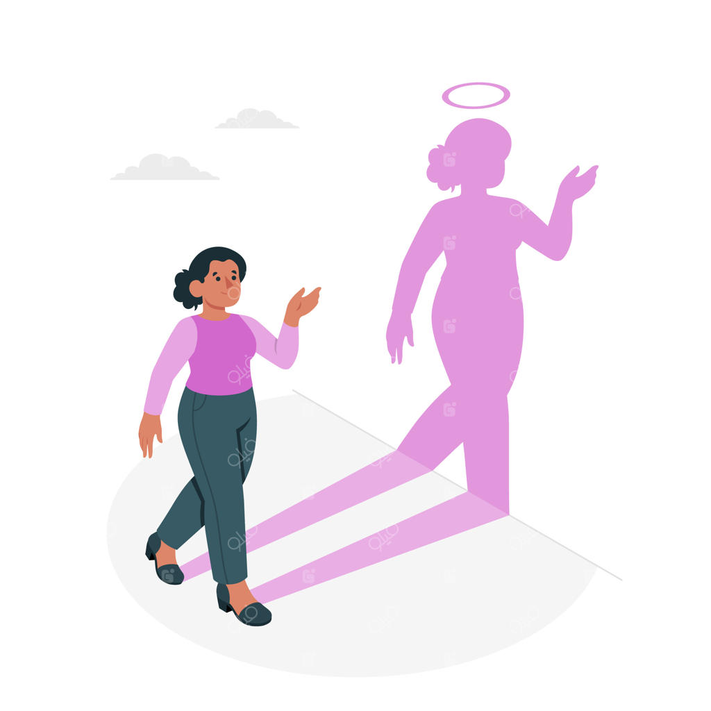 تصویرسازی مفهوم شخصیت سایه