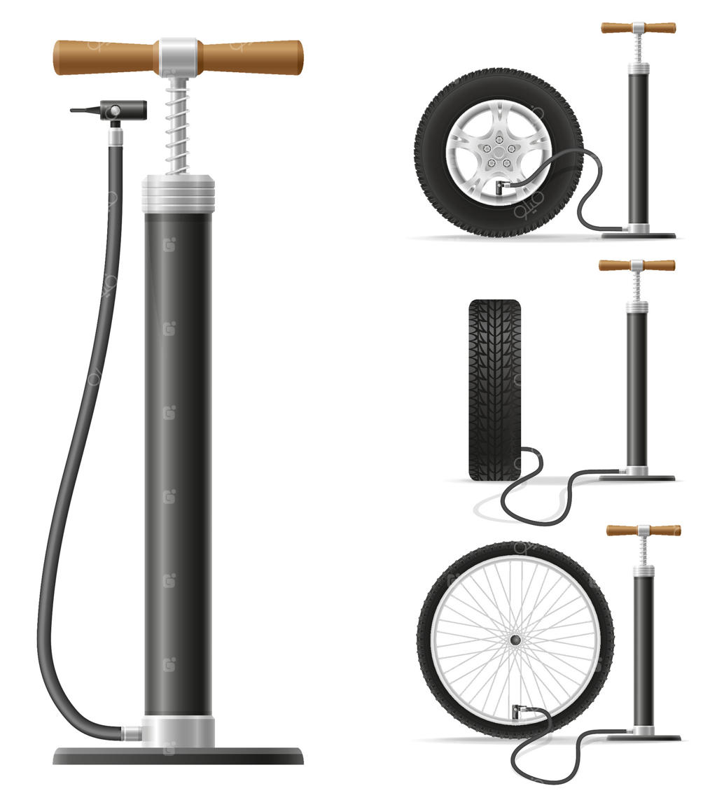 پمپ باد کارآمد برای خودروها و دوچرخه‌ها - پرو وکتور
