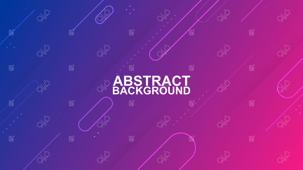 پس‌زمینه طراحی مدرن و انتزاعی با خطوط و نقطه‌ها در رنگ‌های آبی و قرمز، برداری EPS10