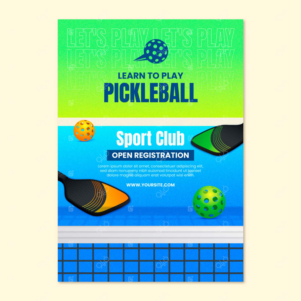 پوستر واقعی پیکل‌بال