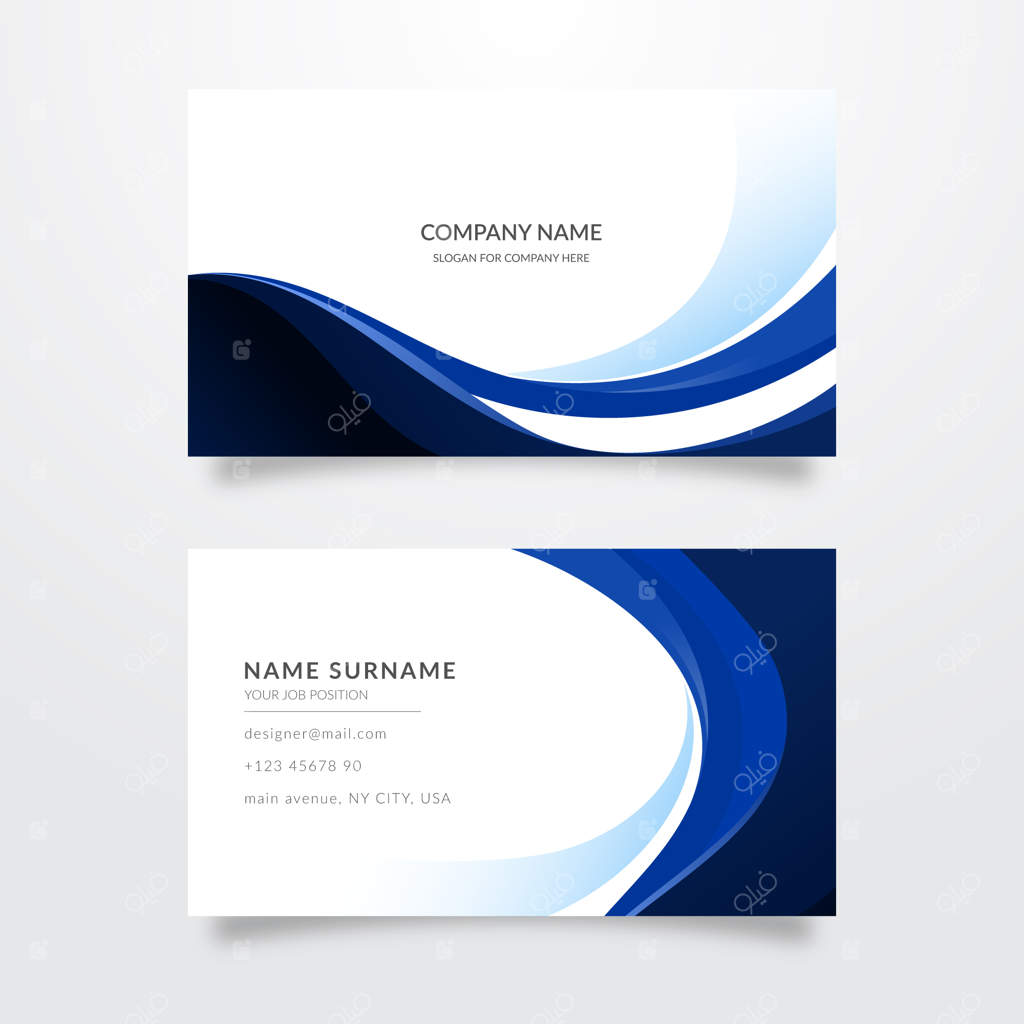 کارت ویزیت انتزاعی