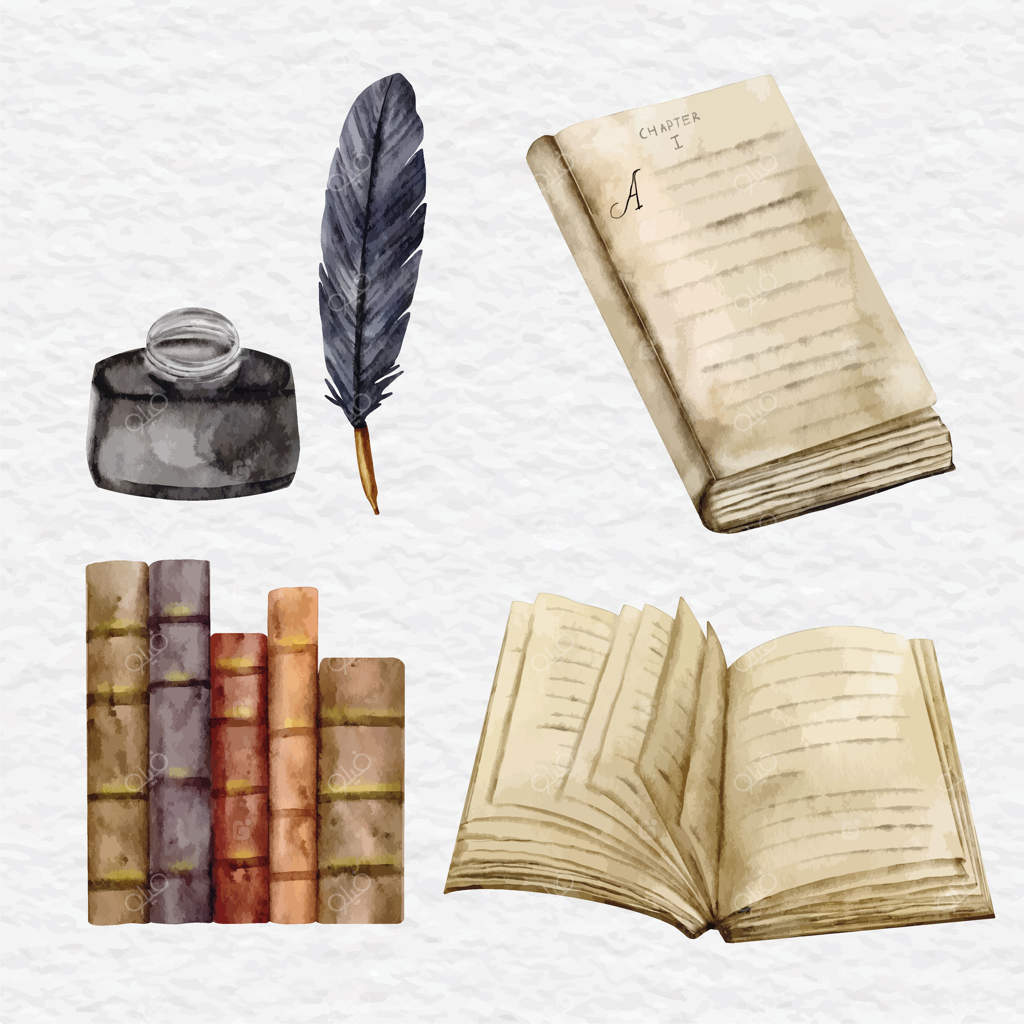 کتاب آبرنگ و مجموعه کتابخانه