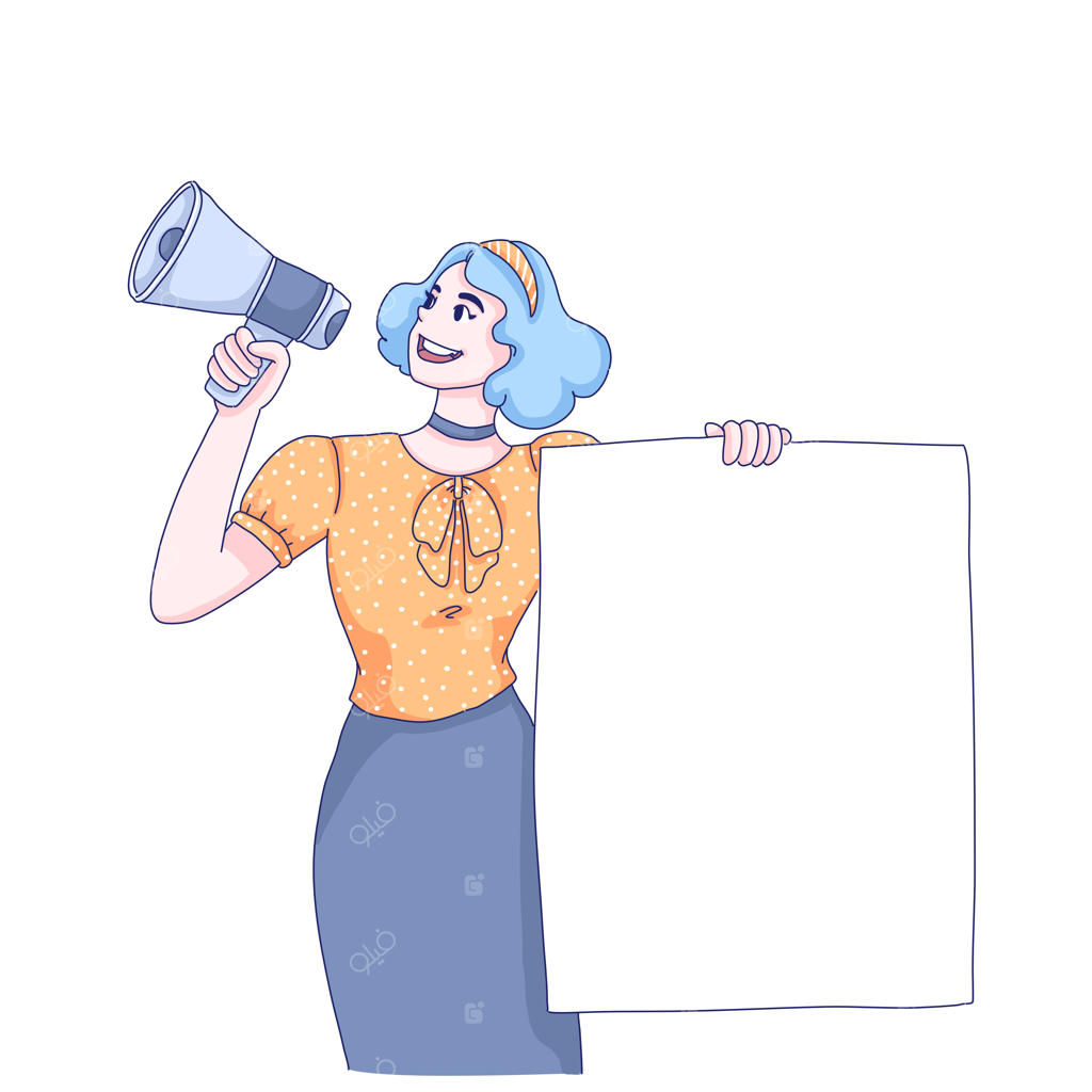 ترویج تصویرسازی کارتونی دخترانه.