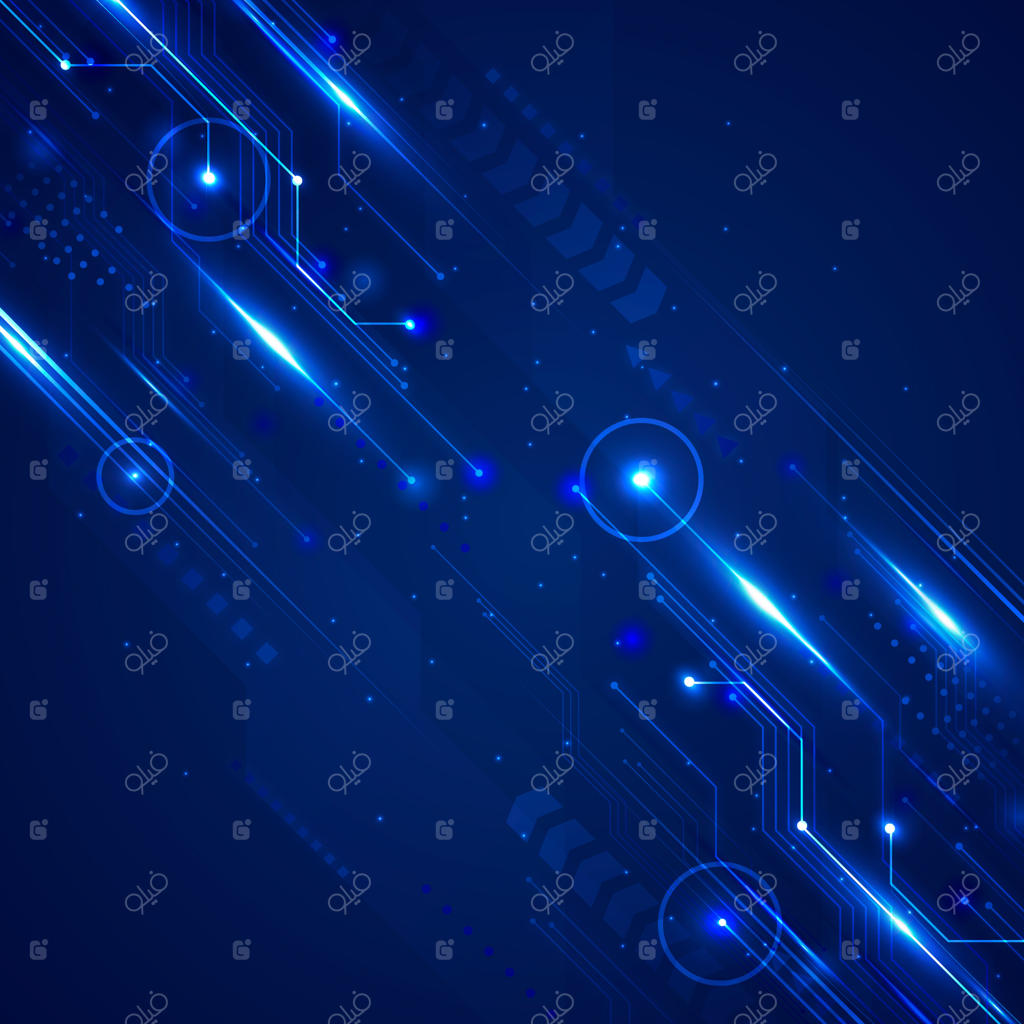 تصویرسازی تکنولوژی با طرح گرادینت