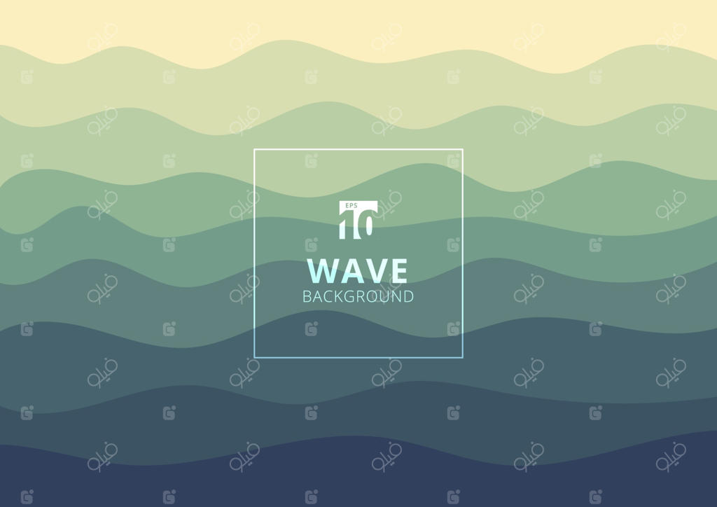 الگوی موج‌های آب و بافت انتزاعی: جاری شدن سیال.