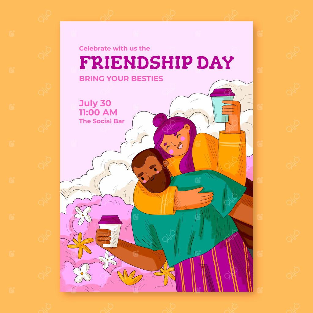 پوستر جشن روز دوستی