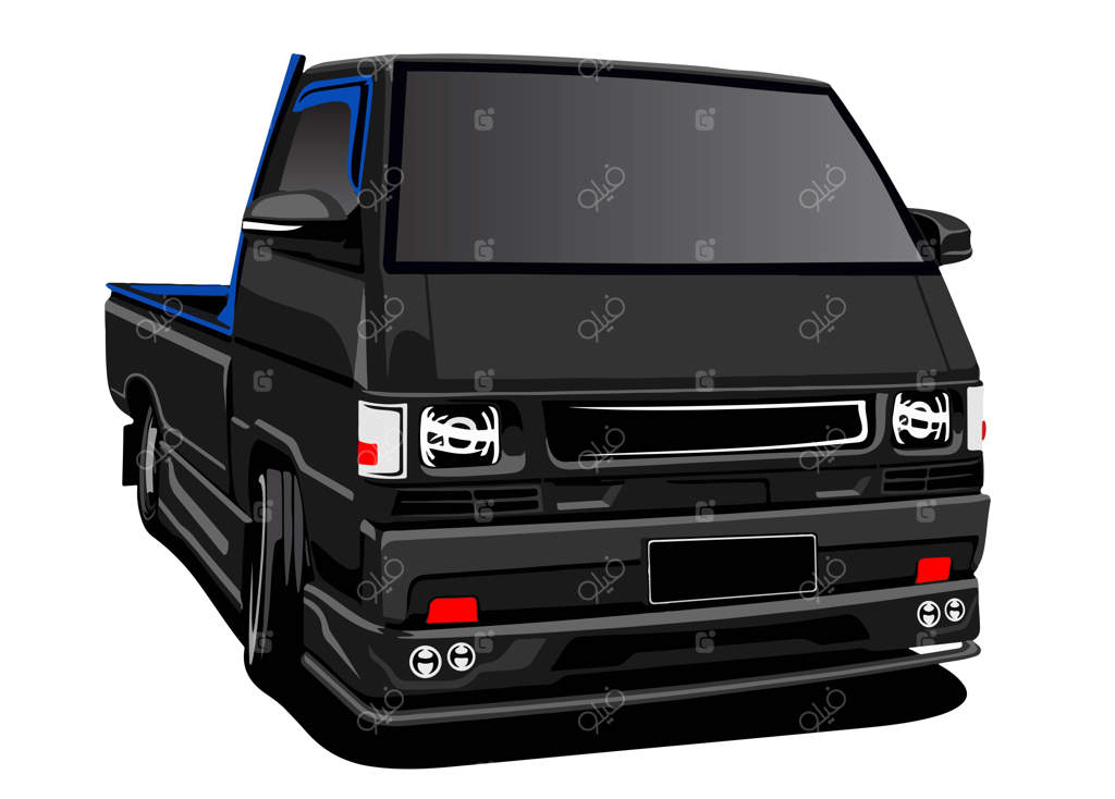 نماد و لوگوی مشهور طراحی خودرو و کامیون جلویی