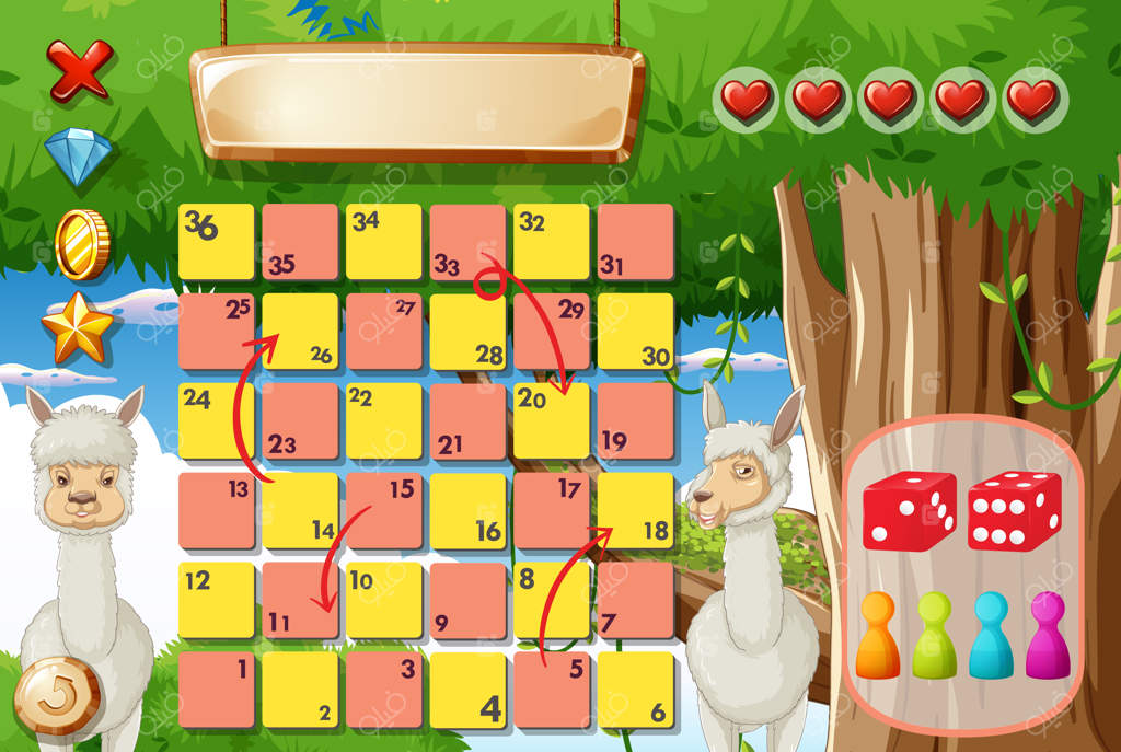 طراحی بازی با اعداد و تاس‌ها