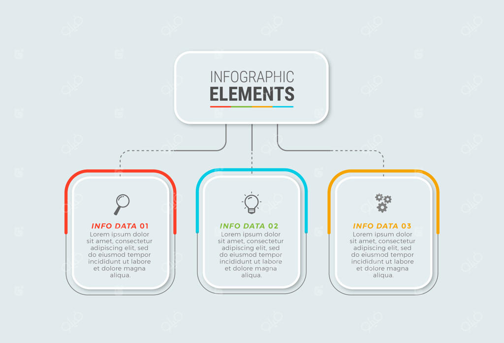 قالب المان‌های اینفوگرافیک تجاری