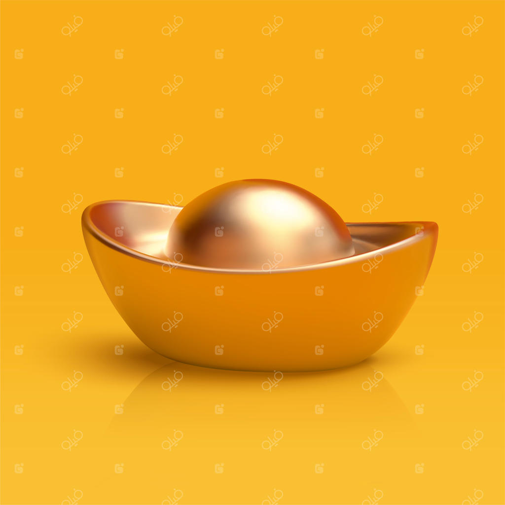انیمیشن سه‌بعدی شمش طلای چینی