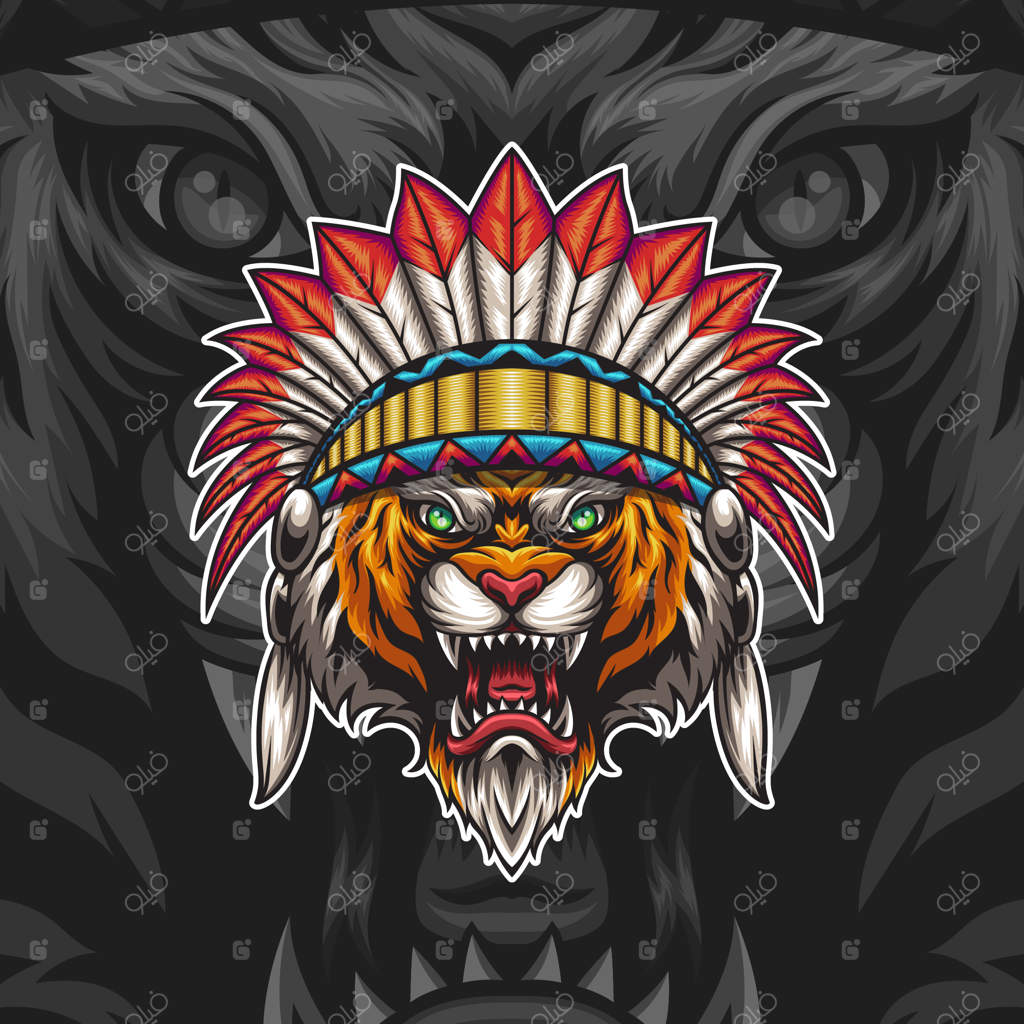 تصویر سر ببر هندی