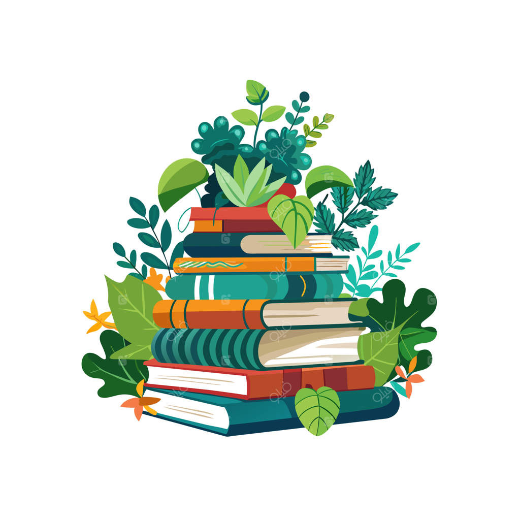 طرح مفهومی تصویرسازی کتاب‌ها به‌صورت وکتور