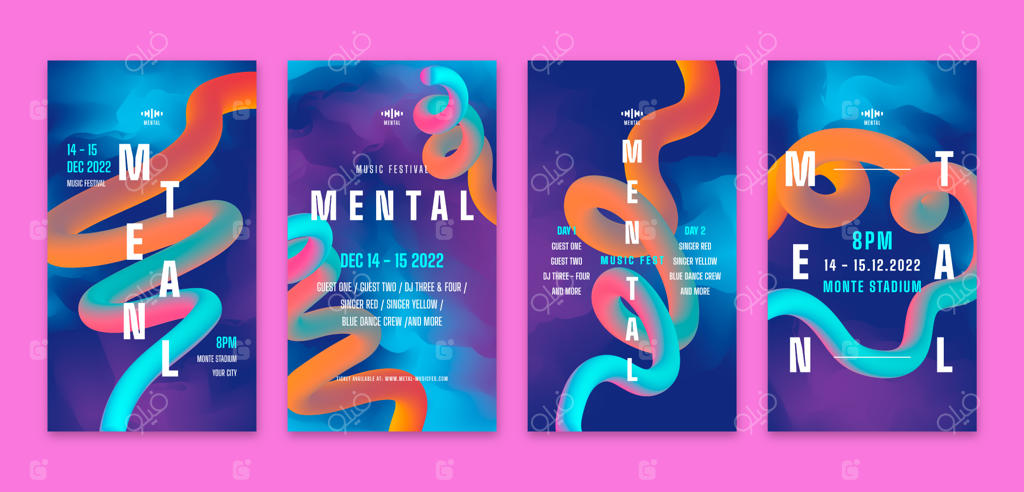 استوری‌های اینستاگرام با موسیقی الکترونیک تدریجی