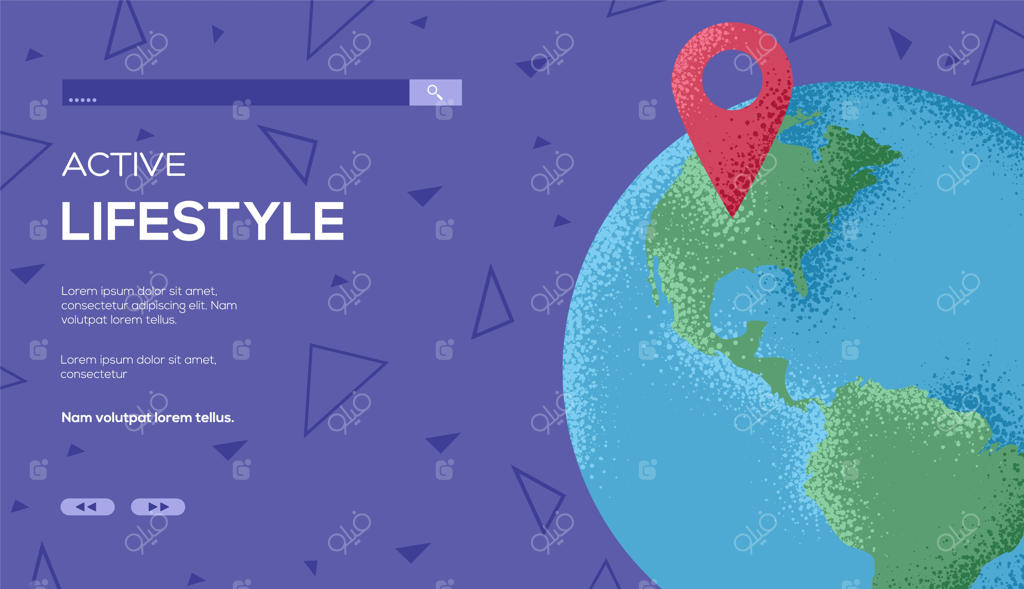 صفحه فرود سبک زندگی فعال