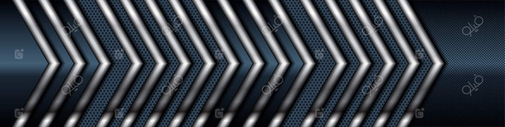 ابعاد فهرست نقره‌ای بر روی پس‌زمینه بافت مشکی: لایه‌های تیره با جلوه‌های نقره‌ای واقع‌گرایانه