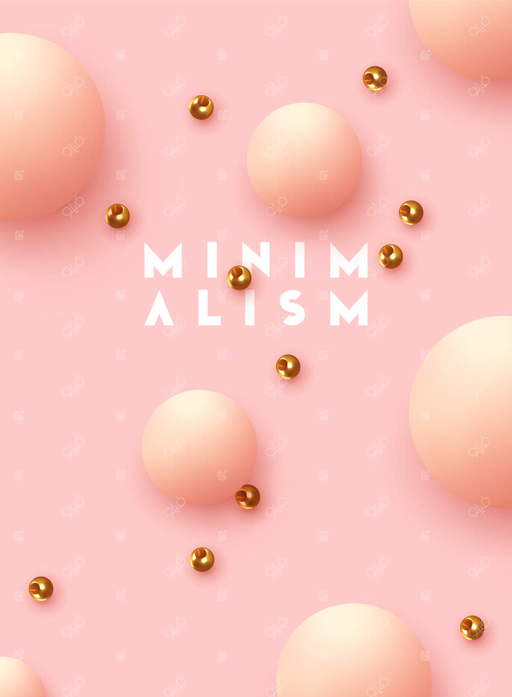 کره‌های واقعی توپ در پس‌زمینه‌ای انتزاعی با عناصر سه‌بعدی.