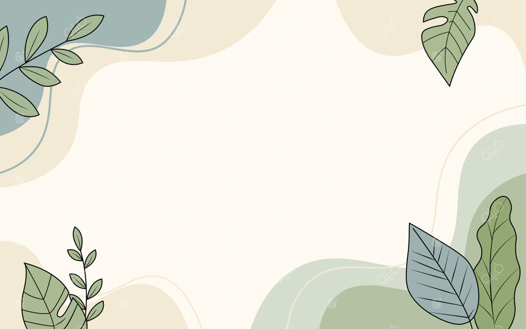 قاب گیاهی انتزاعی با طیف رنگ خنثی