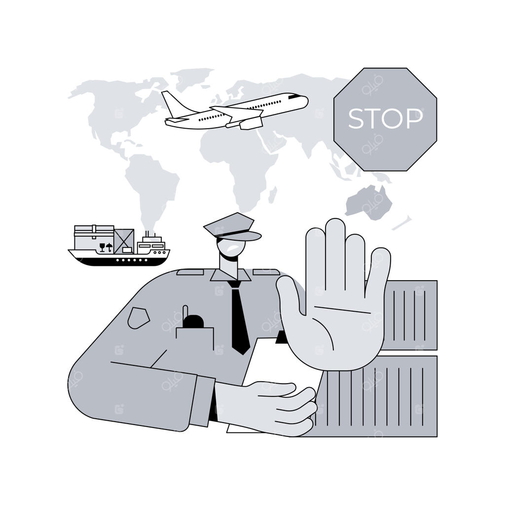 تصویر مفهومی از قوانین تحریم‌ها