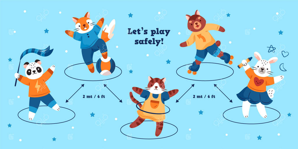 حیوانات بامزه در حال تمرین فاصله‌گذاری اجتماعی (تصویری)