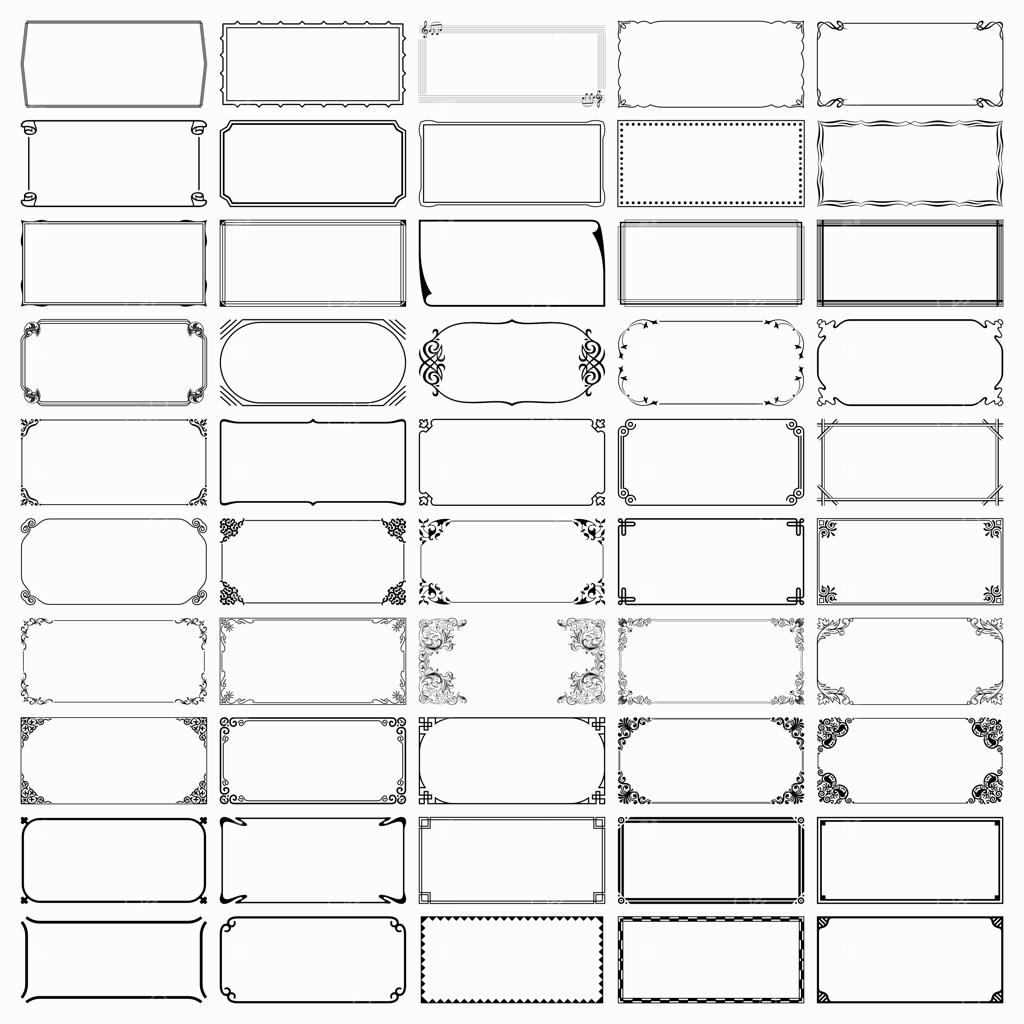 پنجاه قاب مستطیلی (مجموعه ۶)