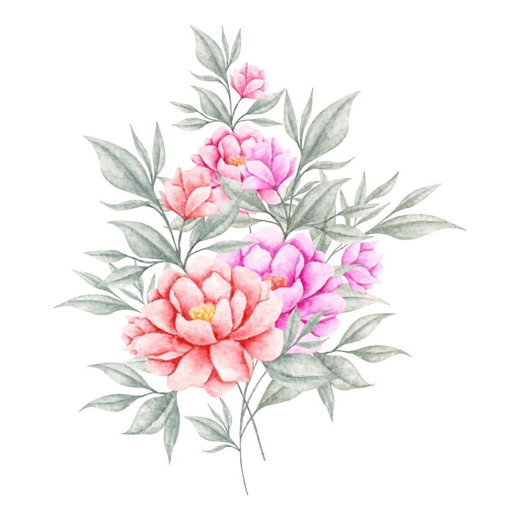 دسته گل زیبای بهاری