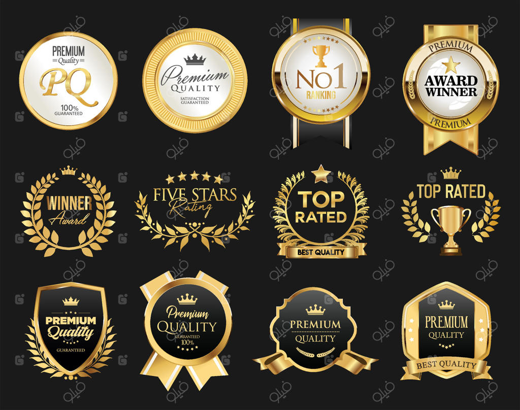 مدال‌ها و جوایز با کیفیت برتر