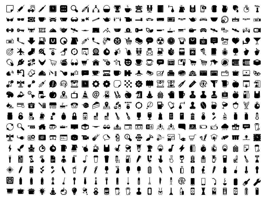 آیکون وکتور ساده با موضوع لوازم آشپزخانه، آشپزی، سرگرمی و غذا