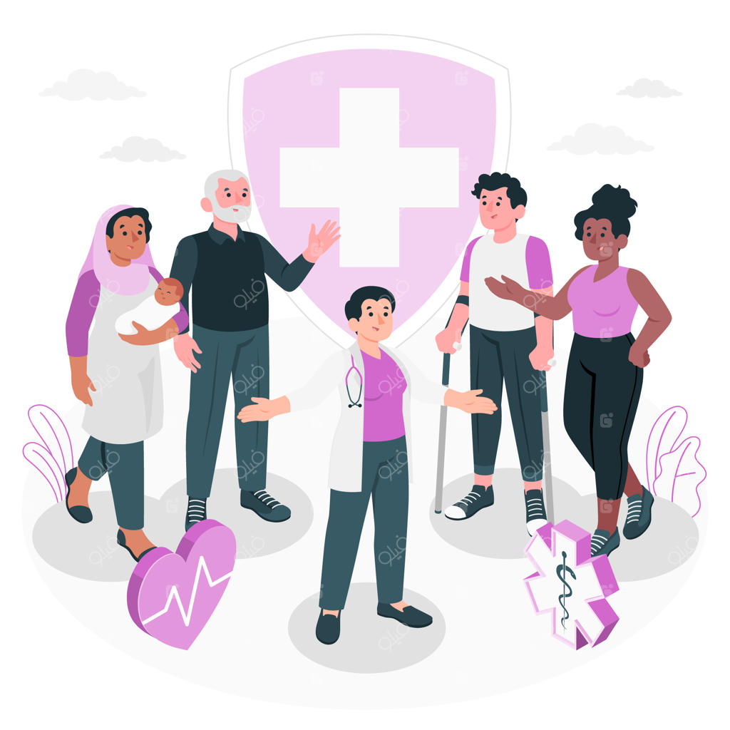 تصویرسازی مفهوم بهداشت عمومی