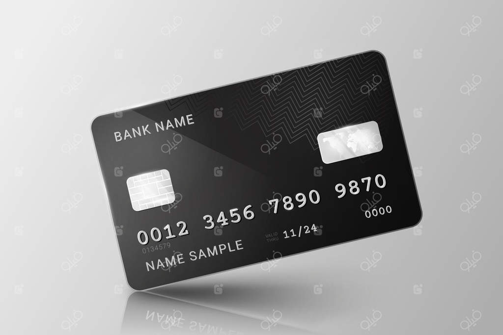 طراحی واقع‌گرایانه کارت اعتباری