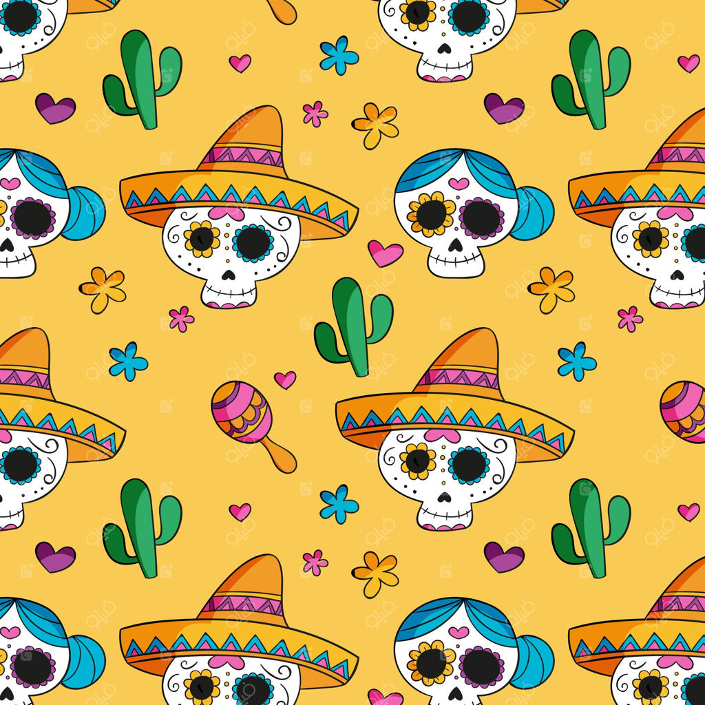 طرح دستی جشن روز مردگان