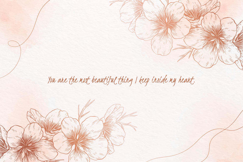 پس‌زمینه گل‌دار آبرنگی