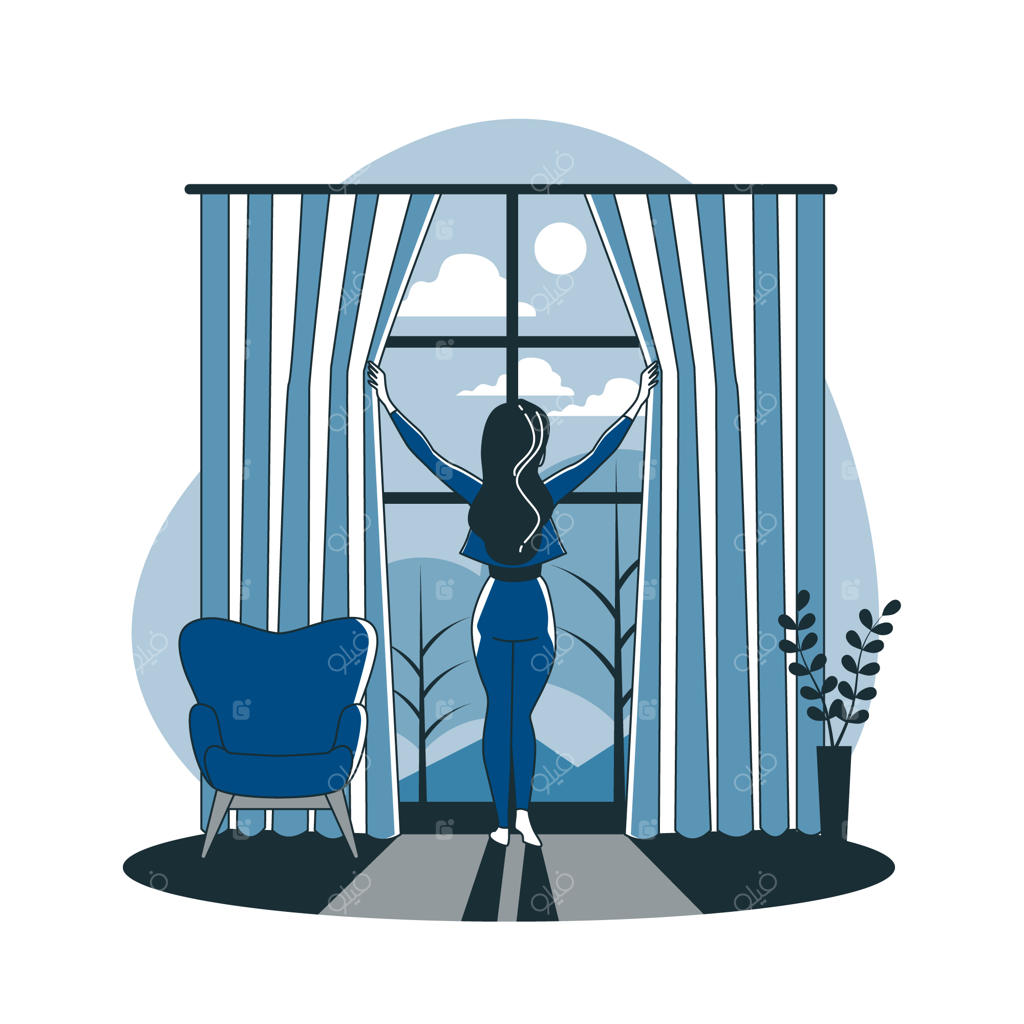 تصویرسازی مفهوم روز آفتابی