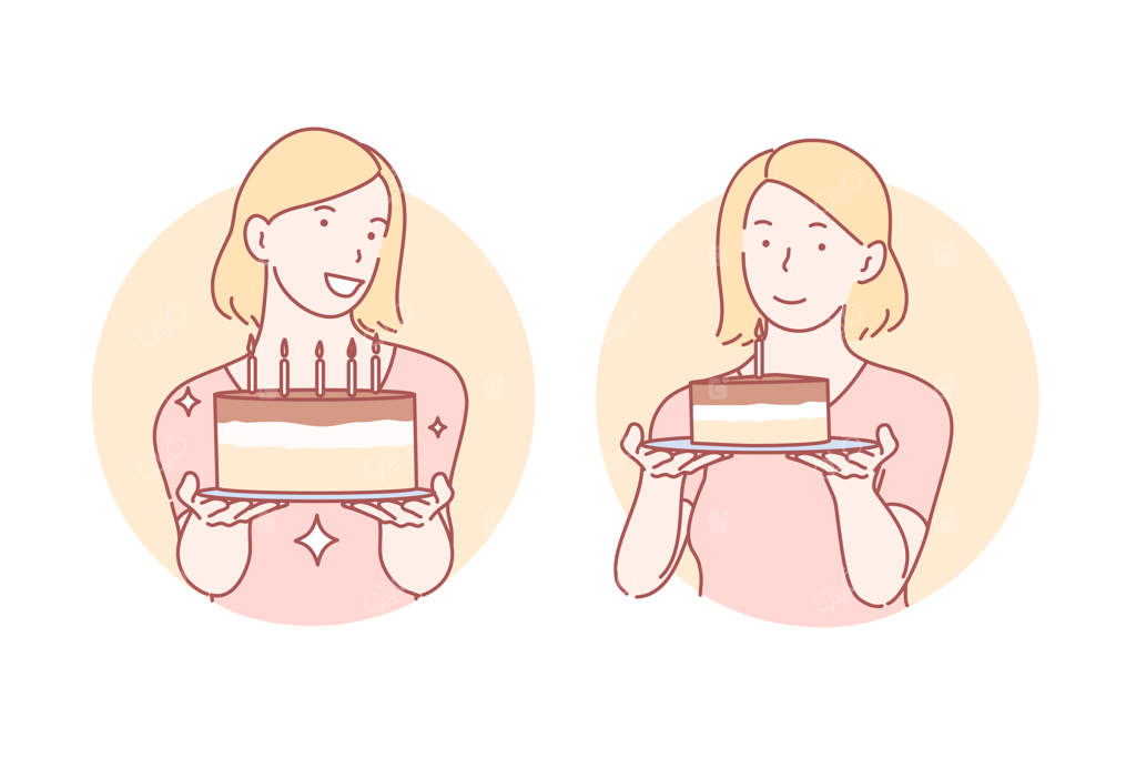 تبریک، تصویر مجموعه کیک تولد