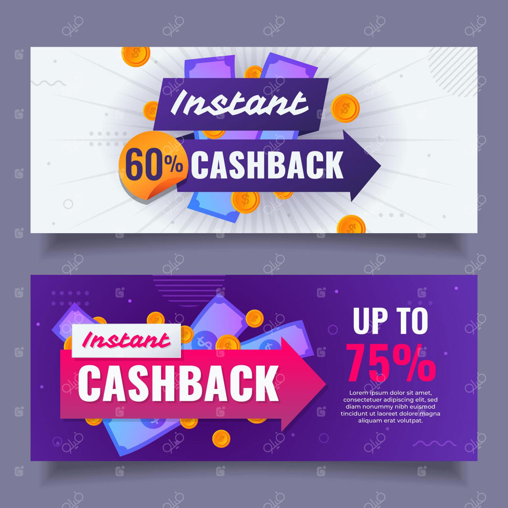 قالب بنر بازگشت وجه