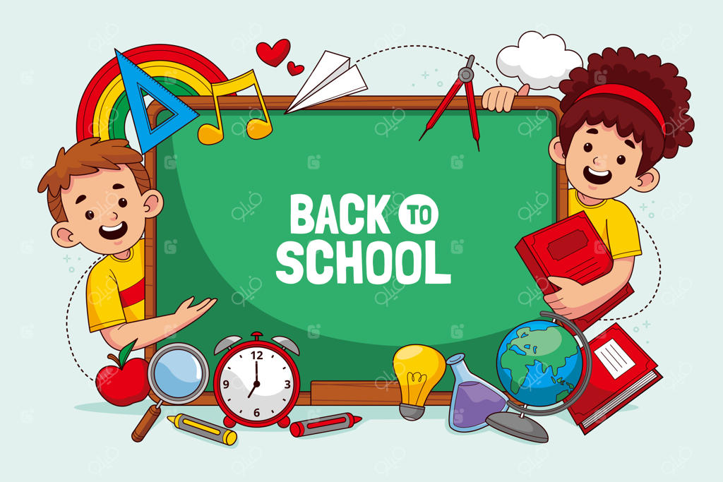 پس‌زمینه طرح دستی بازگشت به مدرسه