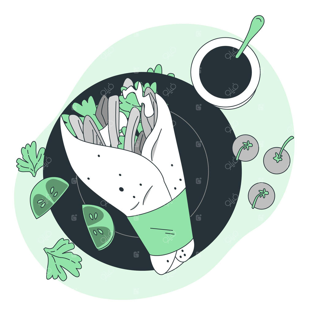 تصویرسازی ایده شاورما