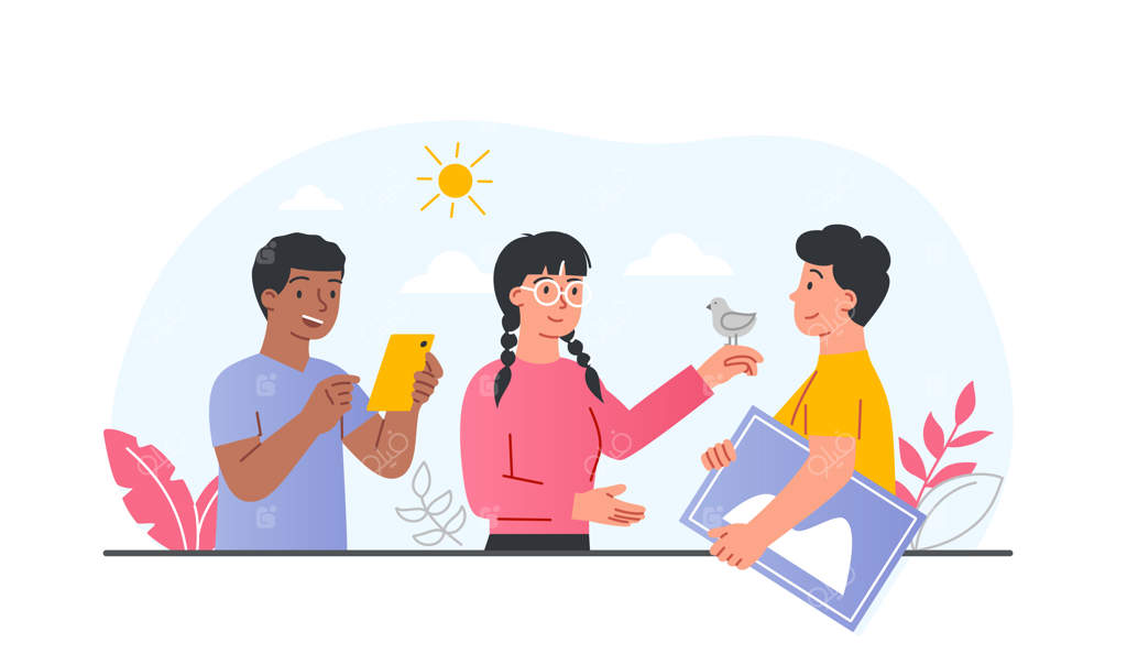 دختر و دو پسر