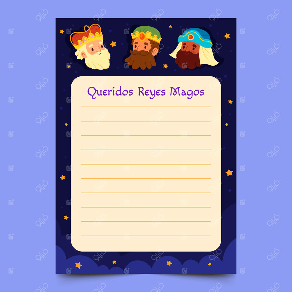 طراحی قالب نامه برای سه پادشاه مجوس