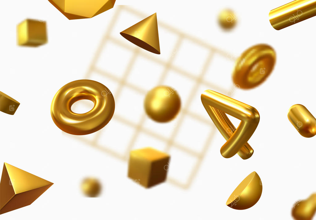 پوستر طراحی خلاقانه، هنری و مدرن. پس‌زمینه انتزاعی با اشکال سه‌بعدی. الگوی با اشکال هندسی. عناصر ایزومتریک و واقع‌گرایانه طراحی. تصویرسازی وکتور