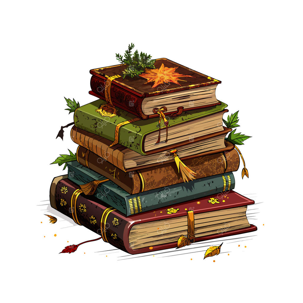 مفهوم تصویر برداری انباشت کتاب