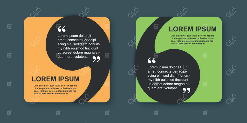 قالب قاب نقل قول به سبک تخت. تصویر برداری حباب سخن خالی در پس‌زمینه ایزوله. علامت کادر متن برای مفهوم کسب و کار.