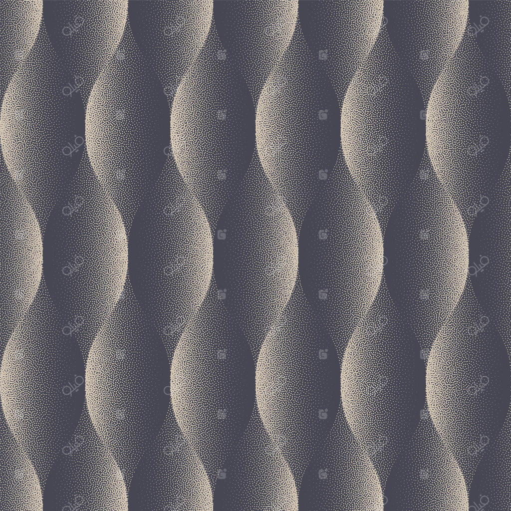 نقوش روان‌گردان موج‌دار بدون درز و نیم‌تن هنری، زمینه سه‌بعدی انتزاعی