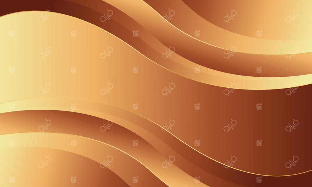 پس‌زمینه موج طلایی خیره‌کننده برای طراحی‌های خلاقانه وکتور حرفه‌ای