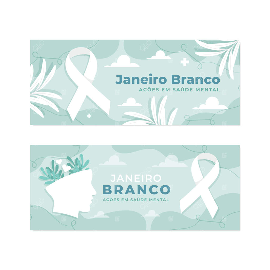 مجموعه بنرهای افقی صاف ژانویرو برانکو