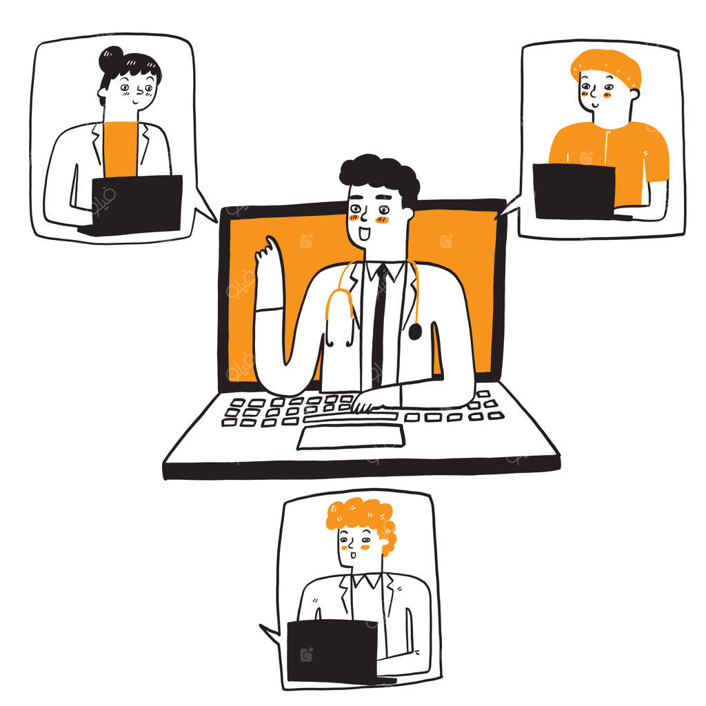 کنفرانس پزشکان حرفه‌ای درباره درمان بیماری‌ها.